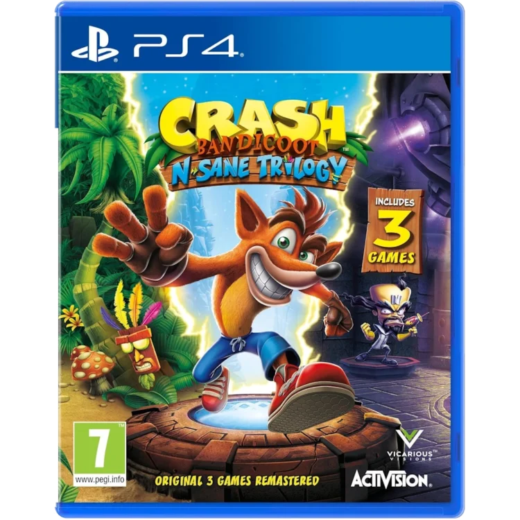crash bandicoot n sane trilogy ps4