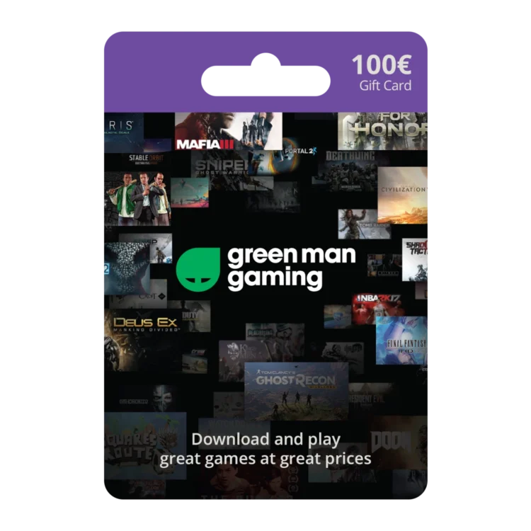 green man gaming 100 eura kod