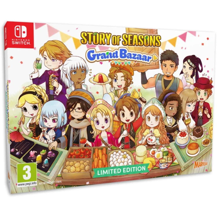 story of seasons grand bazaar limited edition nintendo switch