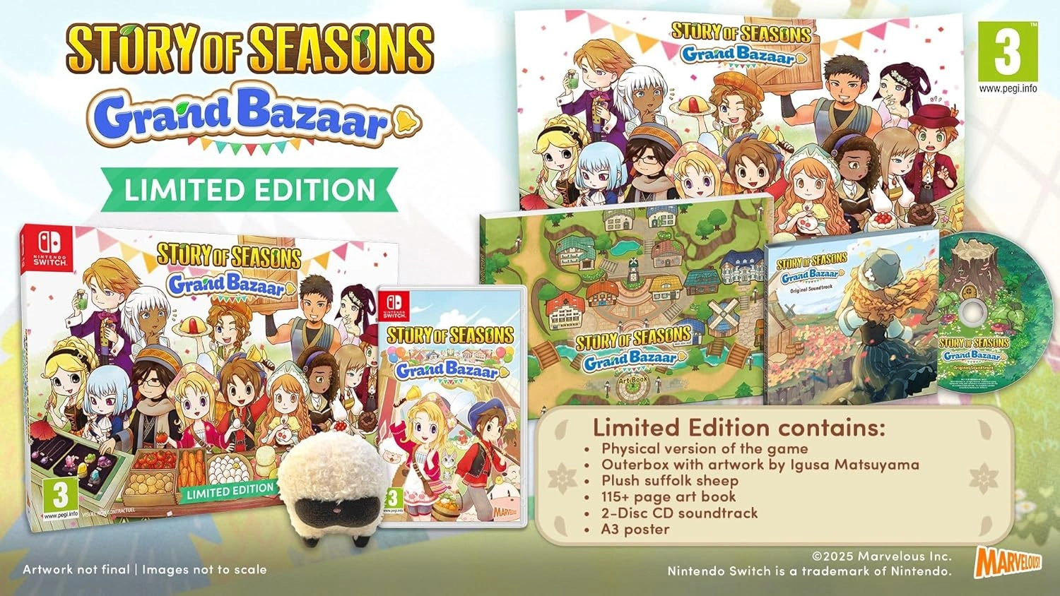 story of seasons grand bazaar limited edition opis