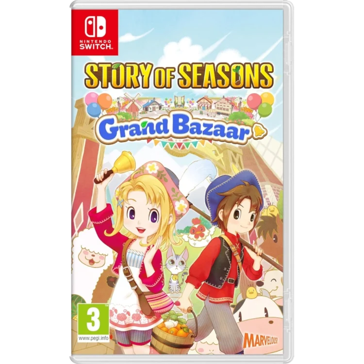 story of seasons grand bazaar nintendo switch