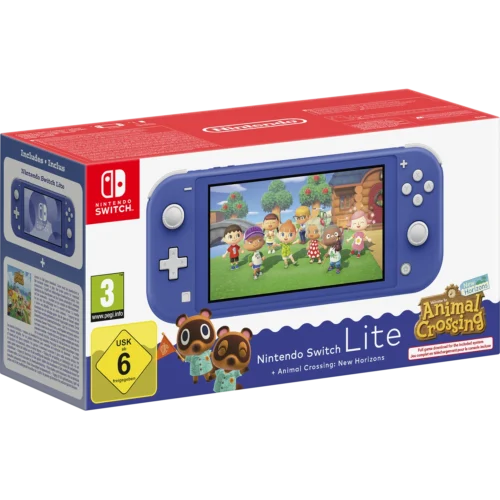 Nintendo Switch Lite blue Animal Crossing New Horizons