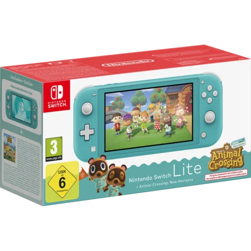 Nintendo Switch Lite turquoise Animal Crossing New Horizons