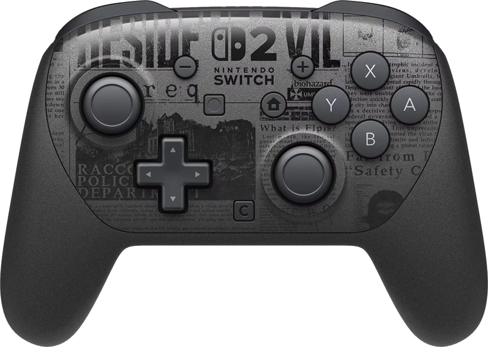 nintendo switch 2 pro controller resident evil 9 requiem detalji