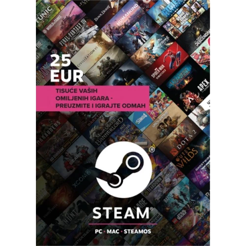 steam wallet 25 eura