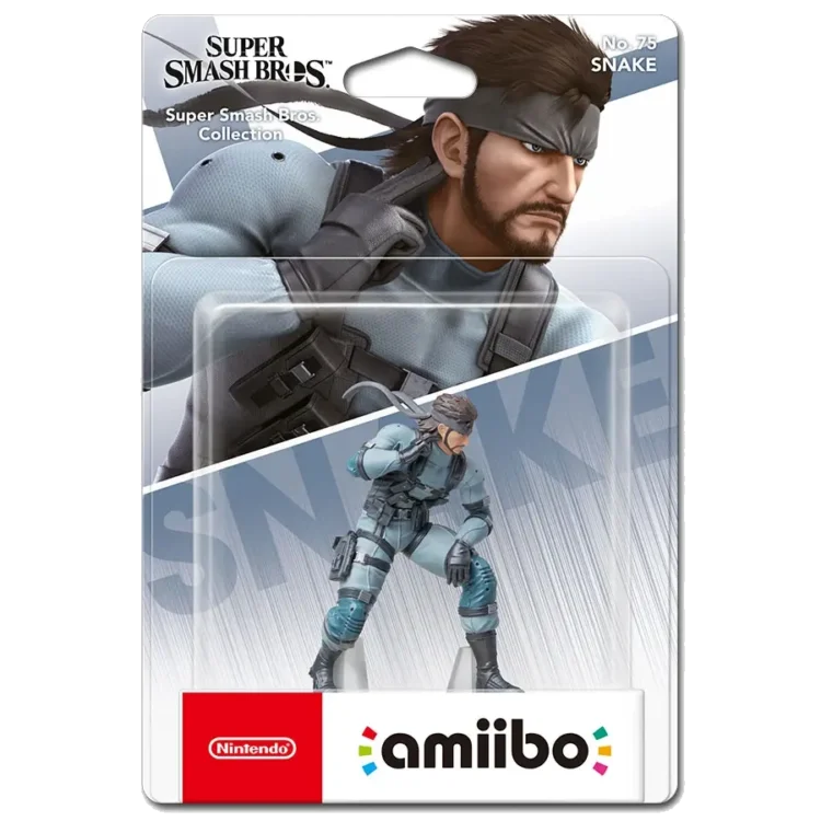 Amiibo No 75 Snake Super Smash Bros. Collection