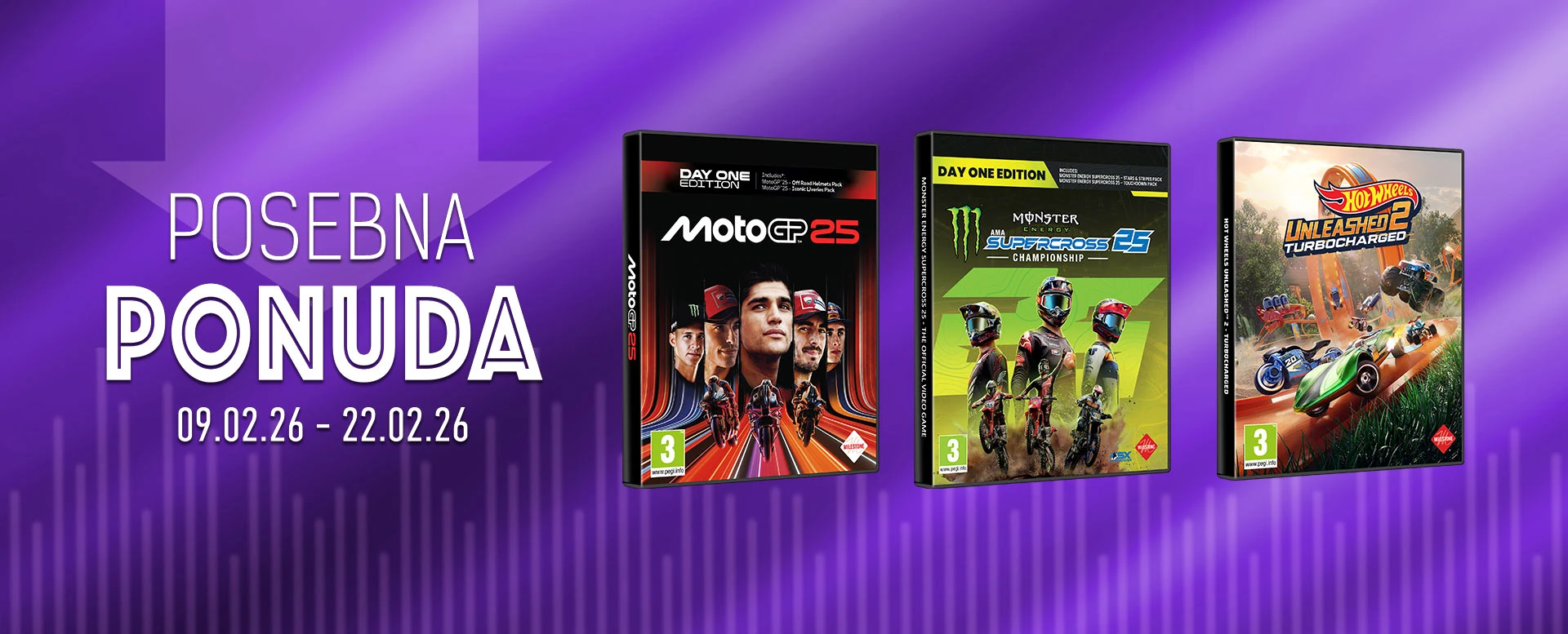 Posebna ponuda <b>Milestone</b> igara po nižim cijenama do <b>22.02.2026.</b> ili do isteka zaliha!