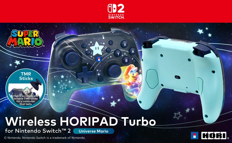 HORI Wireless Horipad Turbo universe mario opis