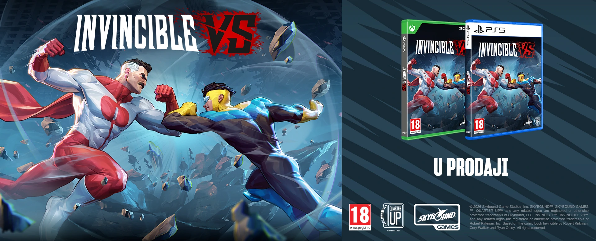 <b>Invincible VS</b>, brutalna superherojska 3v3 tag fighting igra u prodaji!
