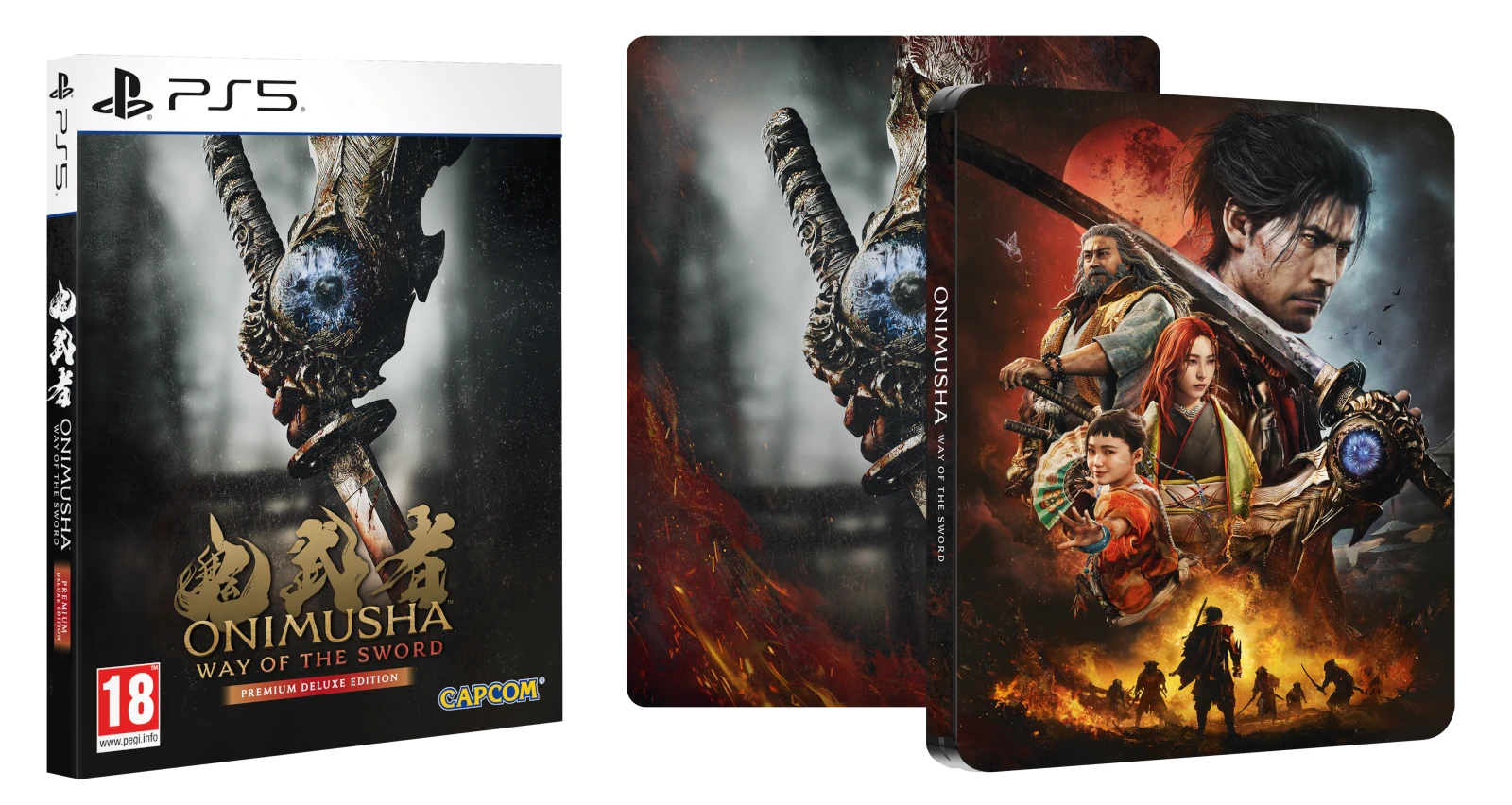 Onimusha Way of the Sword Steelbook Edition ps5 detalji