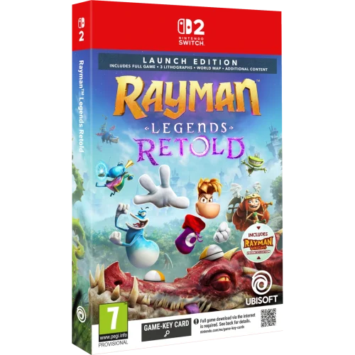 Rayman Legends Retold Launch Edition nintendo switch 2