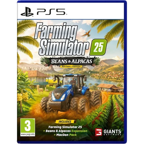 Farming simulator 25 beans alpacas edition playstation 5