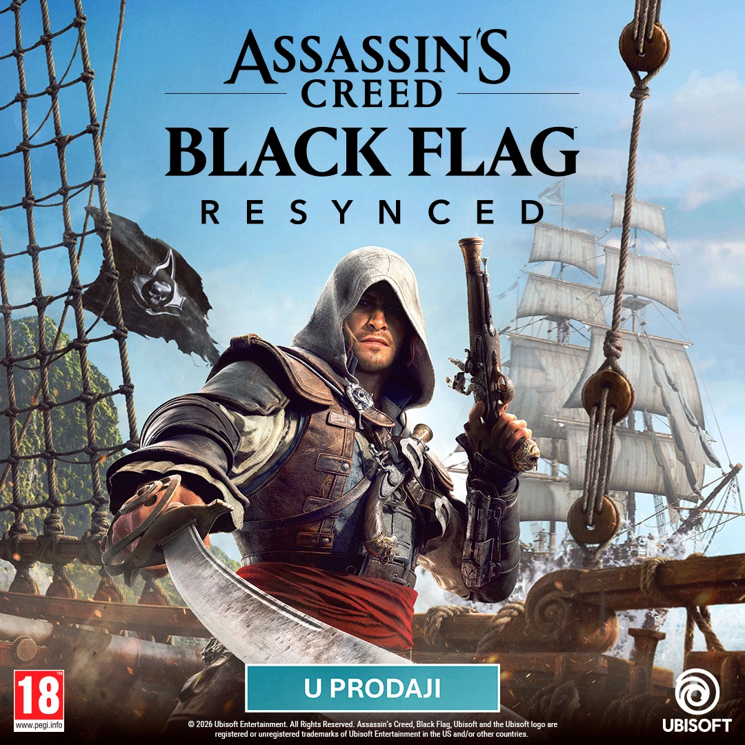 Postani strah i trepet među piratima u <b>Assassin's Creed Black Flag Resynced</b> izdanju, u prodaji!