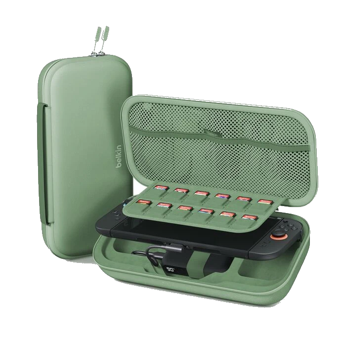 belkin charging case for nintendo switch 2 sage
