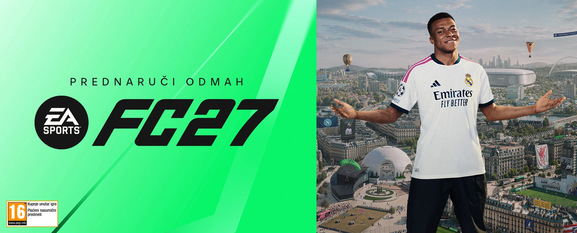 The World’s Game - <b>EA Sports FC 27</b> dostupan od 25. rujna 2026., prednaruči sada!