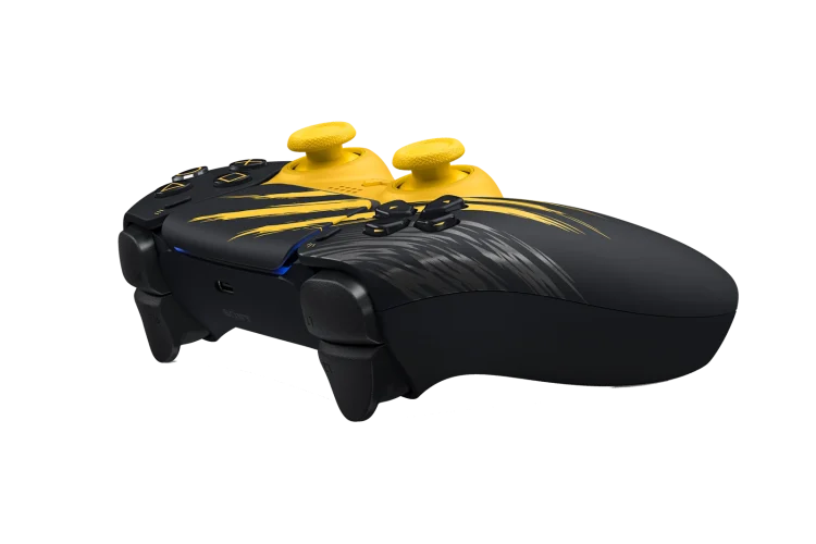 PS5 Dualsense Wireless Controller Marvel’s Wolverine Battle Yellow Limited Edition