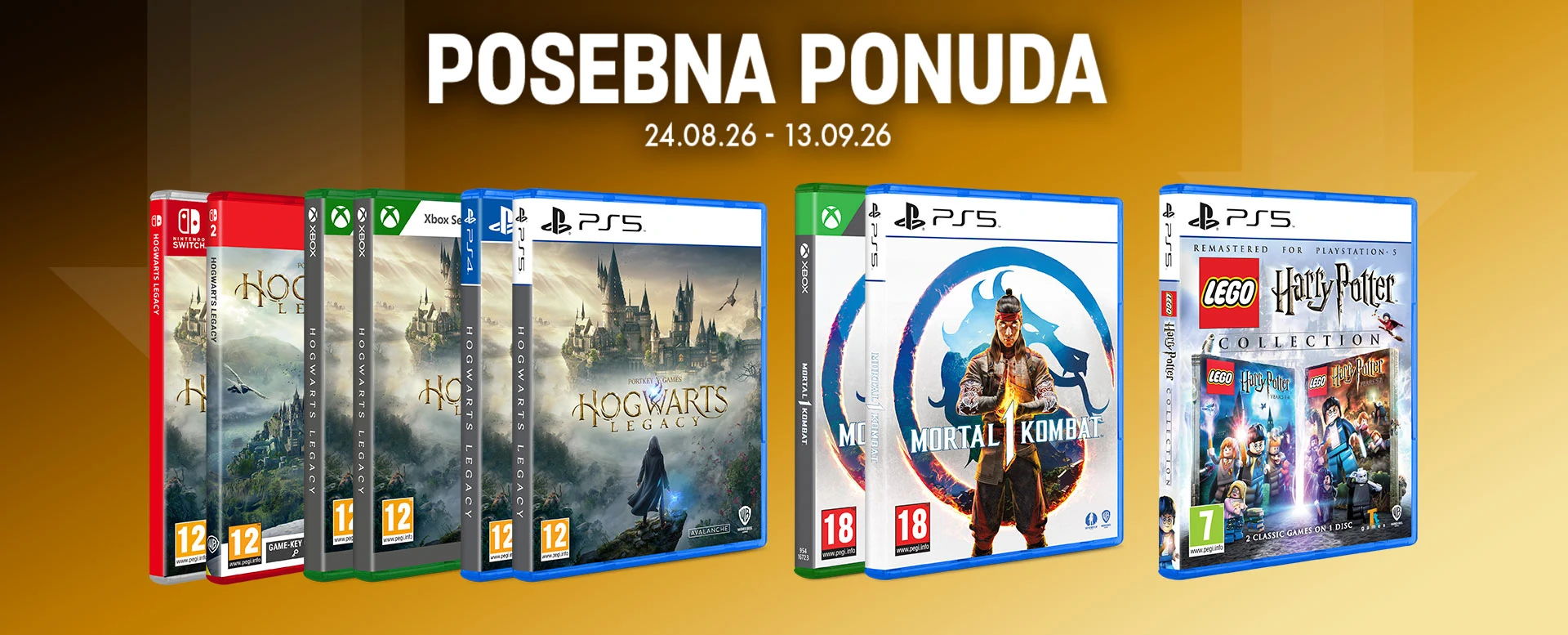 Iskoristi posebnu ponudu Warner Bros. hit naslova po sniženoj cijeni, akcija traje <b>do 13.09.2026.</b>