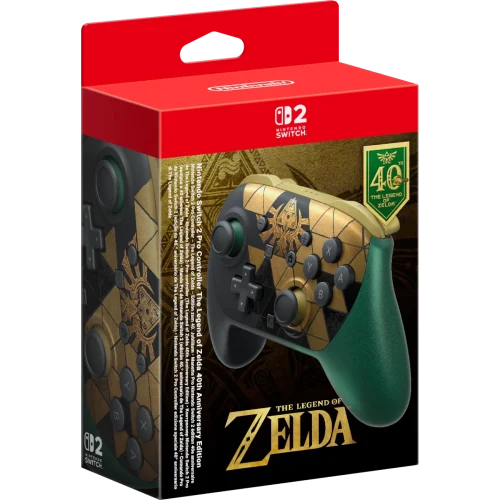 Nintendo Switch 2 Pro Kontroler Legend of Zelda 40th Anniversary Edition