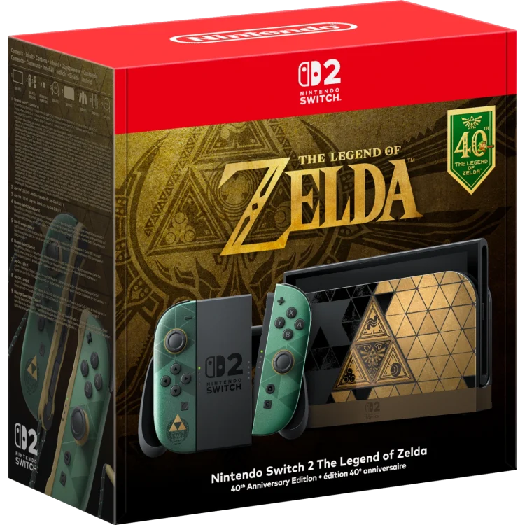 Nintendo Switch 2 konzola Legend of Zelda 40th Anniversary Edition