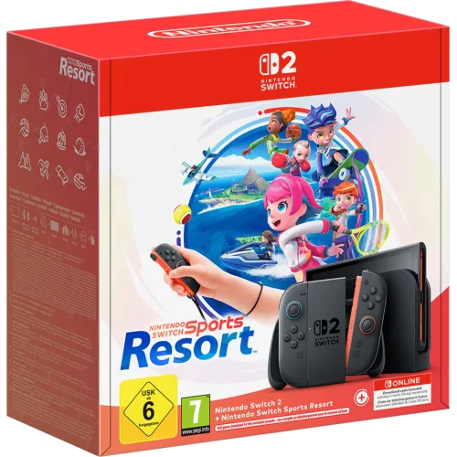 Nintendo Switch 2 konzola + Nintendo Switch Sports Resort Bundle + 3 Months NSO