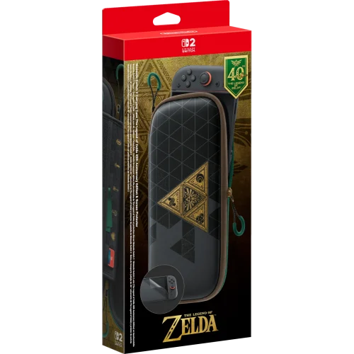 Nintendo Switch 2 zaštitna torbica + zaštitna naljepnica za ekran Legend of Zelda 40th Anniversary Edition