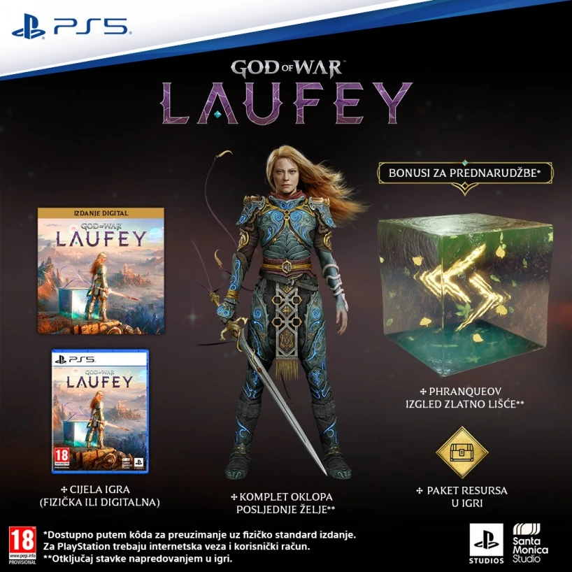 god of war laufey ps5 preorder bonusi
