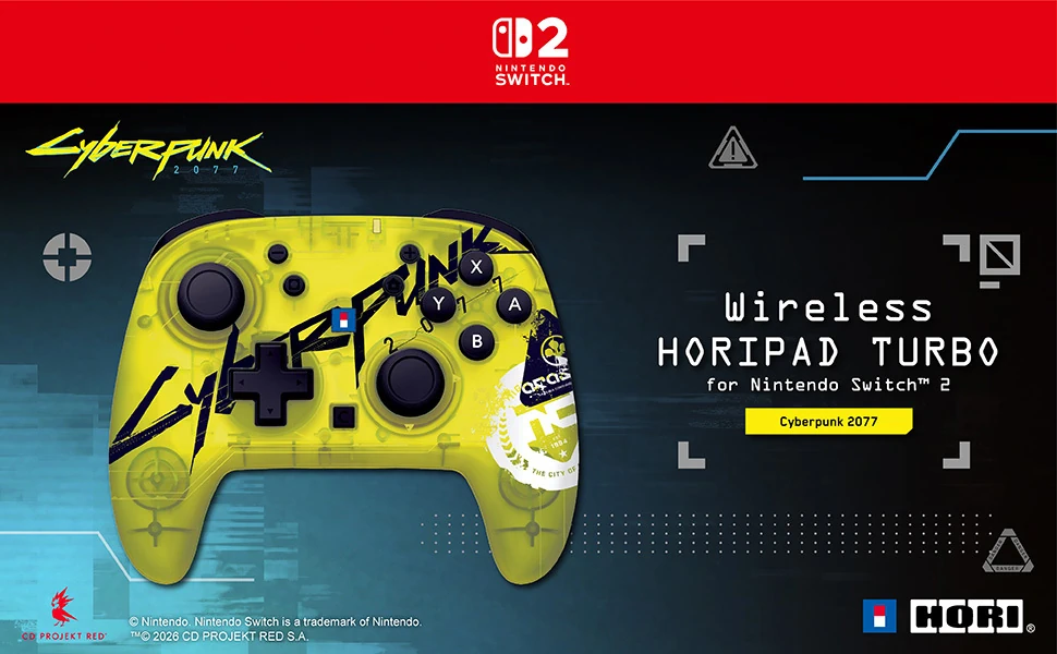 HORI - Wireless HORIPAD Turbo (Cyberpunk 2077) detalji