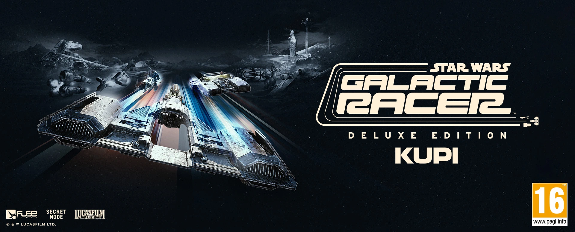 Adrenalinska Sci-Fi utrka u <b>Star Wars</b> galaksiji puna brzine, kaosa i podzemnih utrka, sada u prodaji!