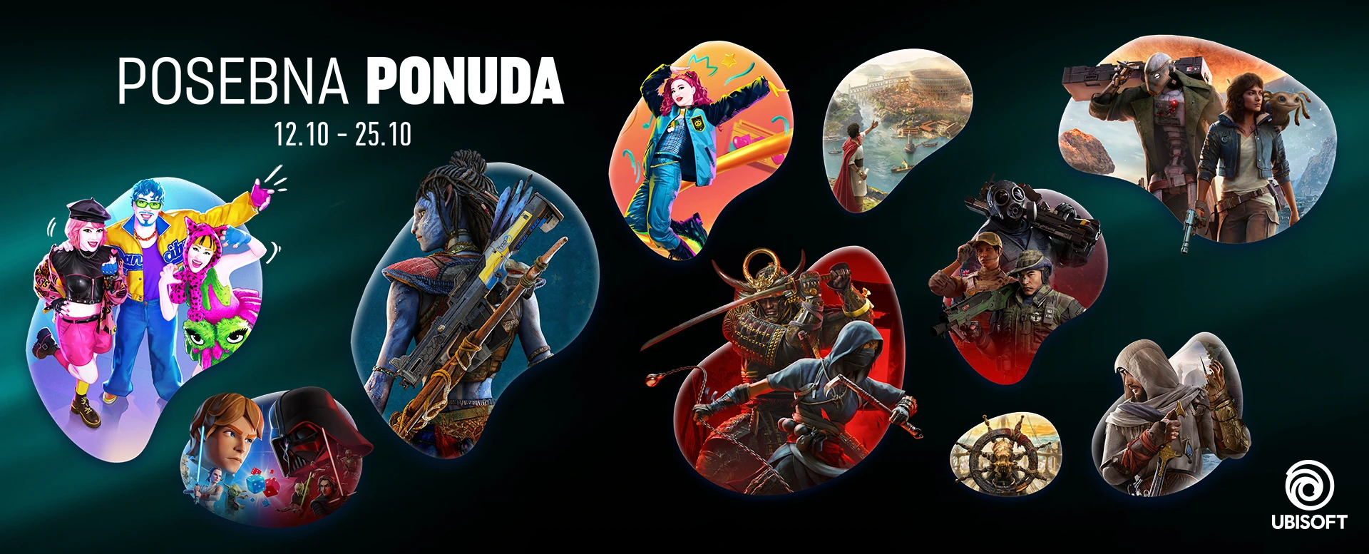 Posebna ponuda <b>Ubisoft</b> hit igara, akcija traje do 25.10.2026. ili do isteka zaliha!